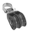 Image of Barton Double Pulley Stanchion Lead Block, Series 2
