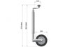 Image of Trailer Jockey Wheel 48mm - Telescopic