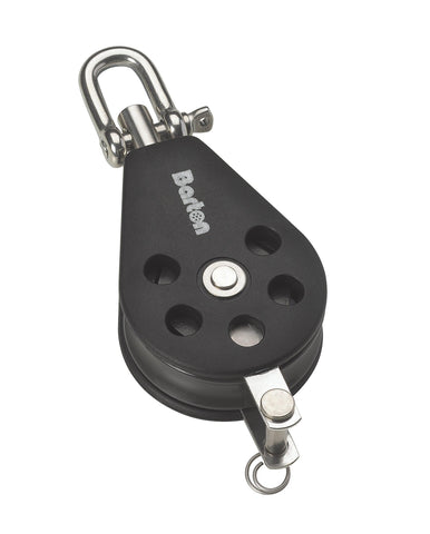 Barton Single Pulley Block with Swivel Shackle & Becket, Series 1