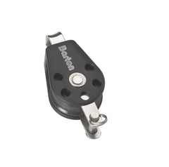 Barton Single Pulley Block with Fixed Eye & Becket, Series 2 - whitstable-marine