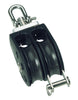 Image of Barton Double Pulley Block with Swivel & Becket, Size 3