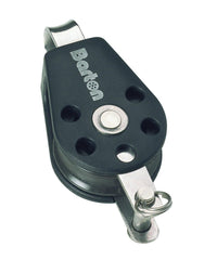 Barton Single Pulley Block with Fixed Eye & Becket, Size 3