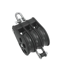 Barton Triple Pulley Block with Swivel & Becket, Size 5