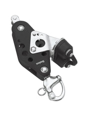 Barton Fiddle Block with Snap Shackle & Becket & Cams, Size 5