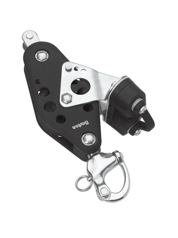 Barton Fiddle Block with Snap Shackle & Becket & Cams, Size 5