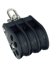 Barton Triple Pulley Block with Reverse Shackle, Size 7 - whitstable-marine