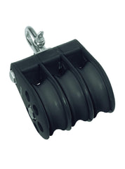 Barton Triple Pulley Block with Swivel, Size 7