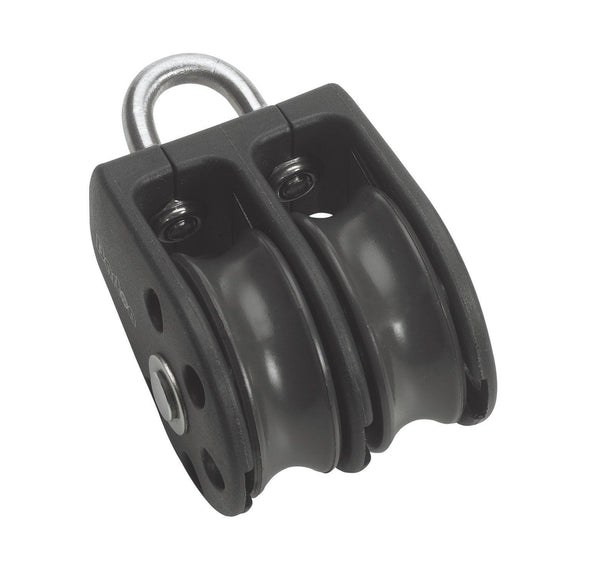 Barton Double Pulley Block with Fixed Eye, Series 2 Whitstable Marine