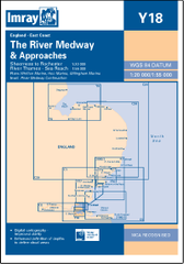 Imray Chart Y18 River Medway -Thames Sea Reach