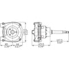 Image of Ultrafex T73NRFC No Feed Back Rotary Boat Steering Helm