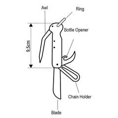 Skipper Mate Knife 9.5cm Stainless Steel