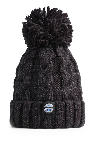 Swimzi Jet Black Reflective Superbobble Hat