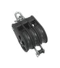 Image of Barton Triple Pulley Block with Reverse Shackle & Becket, Size 6
