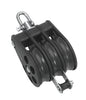 Image of Barton Triple Pulley Block with Swivel & Becket, Size 7