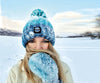 Image of Swimzi Oatmeal Patchwork Reflective Superbobble Hat