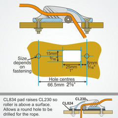 Clamcleat CL230 Racing Junior MK1 with Roller