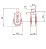 Image of Barton Single Pulley Block with Fixed Eye, Series 0