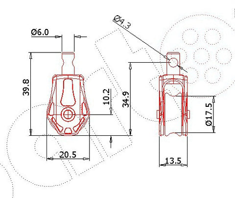 Barton Single Block with Swivel, Series 0