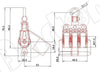 Image of Barton Triple Block with Swivel and Cam Cleat, Series 0