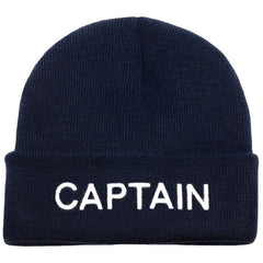 Embroidered Nautical Knitted Beanie Hats
