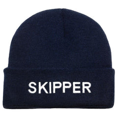Embroidered Nautical Knitted Beanie Hats
