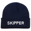 Image of Embroidered Nautical Knitted Beanie Hats - whitstable-marine