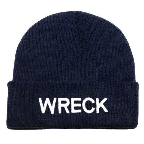 Embroidered Nautical Knitted Beanie Hats