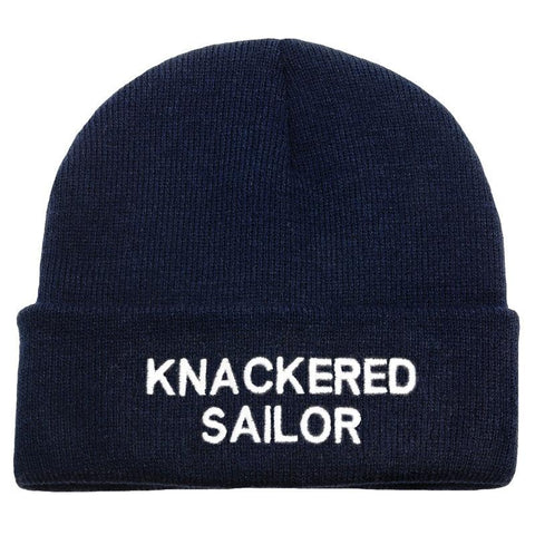Embroidered Nautical Knitted Beanie Hats