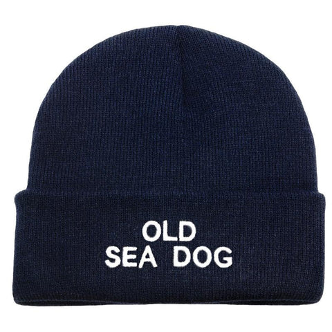 Embroidered Nautical Knitted Beanie Hats