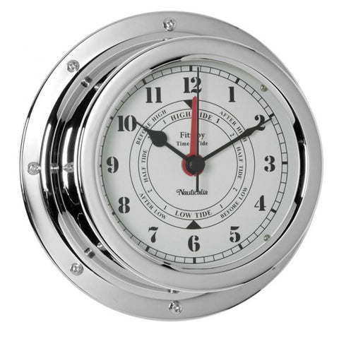 Nauticalia Chrome Fitzroy Tide Clock