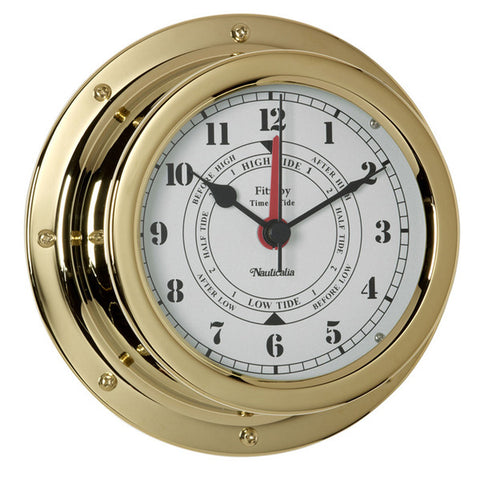 Nauticalia Brass Fitzroy Tide Clock