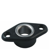 Allen S/S Lined Through Deck Bush with Flange 11mm ID