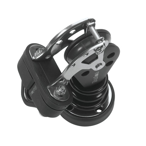 Barton Stand Up Pulley Block with Becket & Cam Cleat, Size 3