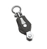 Image of Barton Single Pulley Block with Swivel Shackle and Becket, Series 0 - whitstable-marine