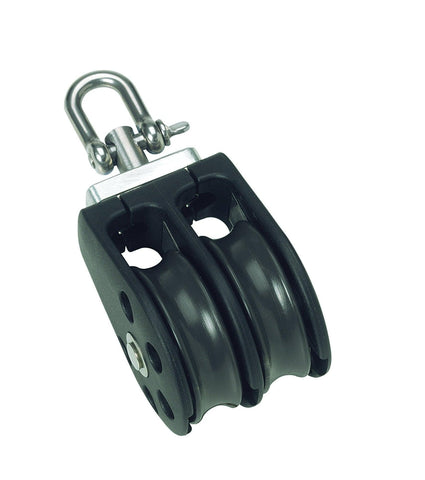 Barton Double Pulley Block with Swivel, Series 2
