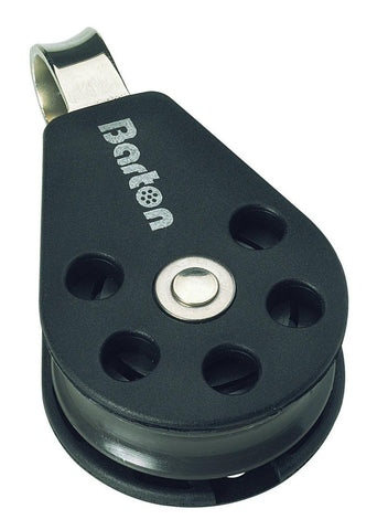 Barton Single Pulley Block with Fixed Eye, Size 3