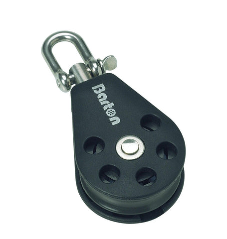 Barton Single Pulley Block with Swivel Shackle, Size 3