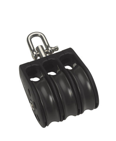Barton Triple Pulley Block with Swivel, Size 3