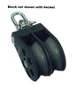 Image of Barton Double Pulley Block with Reverse Shackle & Becket, Size 7
