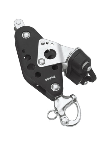 Barton Fiddle Block with Snap Shackle & Becket & Cams, Size 6