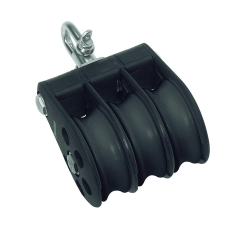Barton Triple Pulley Block with Swivel, Size 6