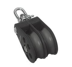 Barton Double Pulley Block with Swivel Eye, Size 5