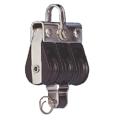 RWO 19mm Block: Triple & Becket - whitstable-marine