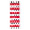 Image of RWO Adjuster Strip Sticker - Calibration Sticker