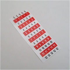 RWO Adjuster Strip Sticker - Calibration Sticker