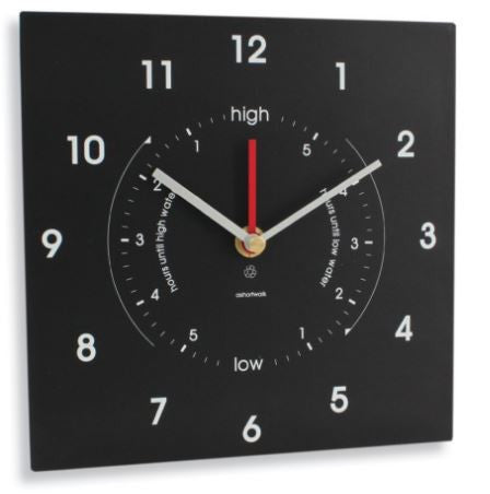 Eco Recycled Time & Tide Clock | Whitstable Marine