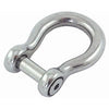 Image of Stainless Steel Flush Head Bow Shackle with Allen Key Pin & Forged Pin