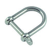 Image of Stainless Steel Round Wide Jaw Shackle