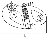 Stainless Steel Snap Shackle with Fixed Eye