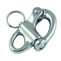 Stainless Steel Snap Shackle with Fixed Eye